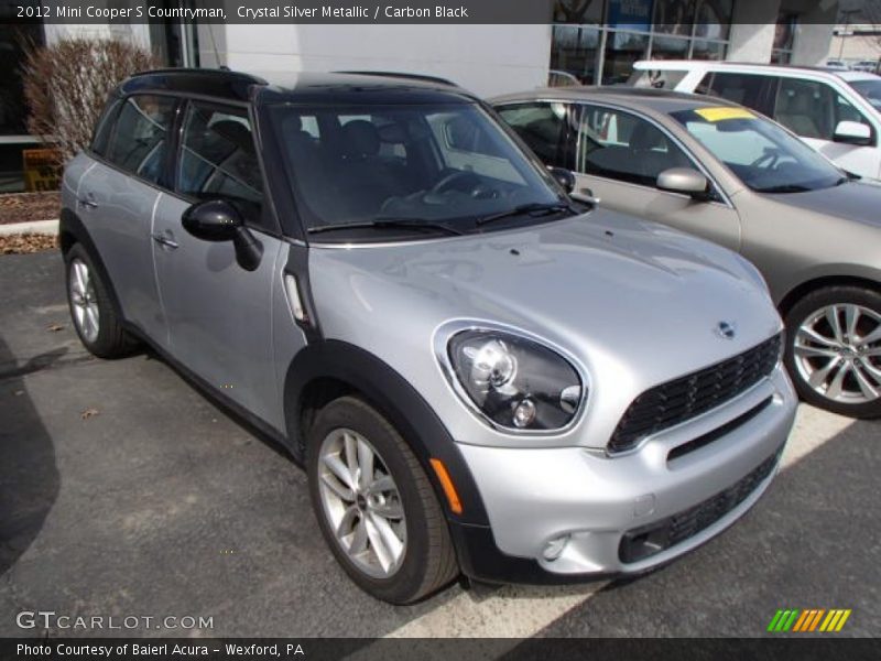 Crystal Silver Metallic / Carbon Black 2012 Mini Cooper S Countryman