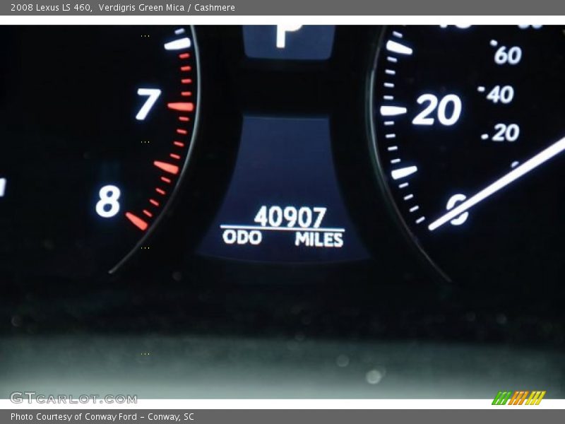 Verdigris Green Mica / Cashmere 2008 Lexus LS 460