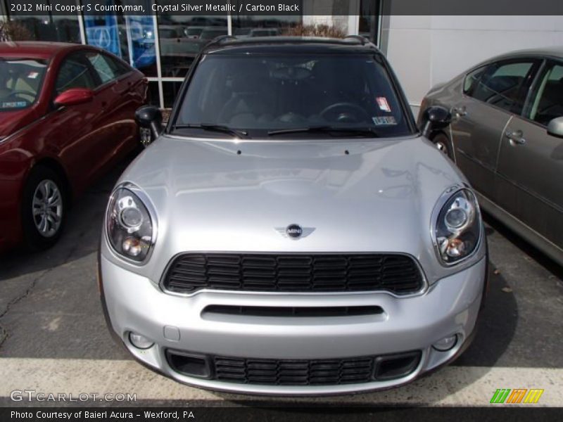 Crystal Silver Metallic / Carbon Black 2012 Mini Cooper S Countryman