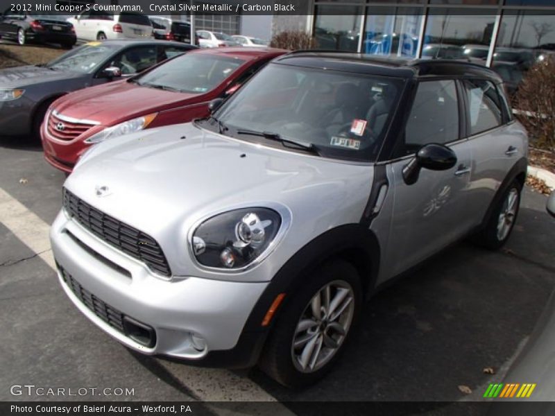 Crystal Silver Metallic / Carbon Black 2012 Mini Cooper S Countryman