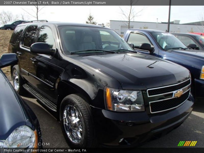 Black / Dark Titanium/Light Titanium 2007 Chevrolet Tahoe LT 4x4