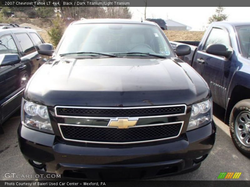 Black / Dark Titanium/Light Titanium 2007 Chevrolet Tahoe LT 4x4