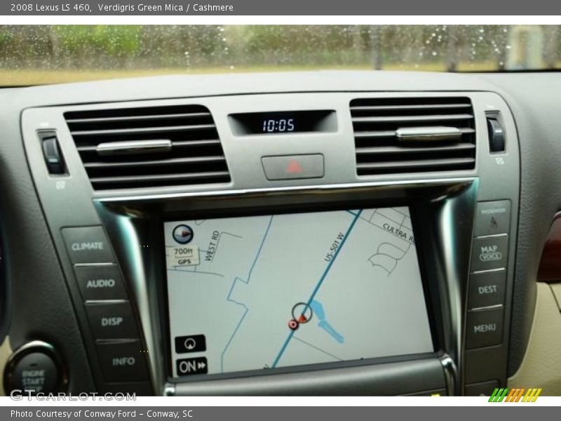 Verdigris Green Mica / Cashmere 2008 Lexus LS 460