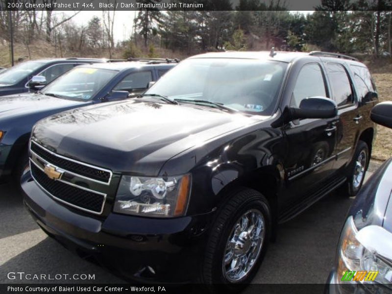 Black / Dark Titanium/Light Titanium 2007 Chevrolet Tahoe LT 4x4