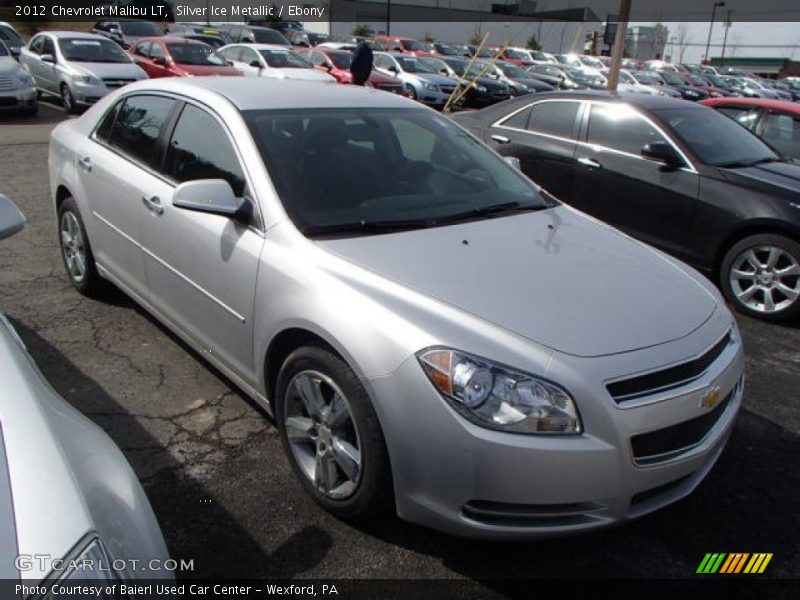 Silver Ice Metallic / Ebony 2012 Chevrolet Malibu LT