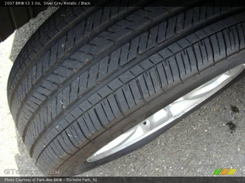 Silver Grey Metallic / Black 2007 BMW X3 3.0si