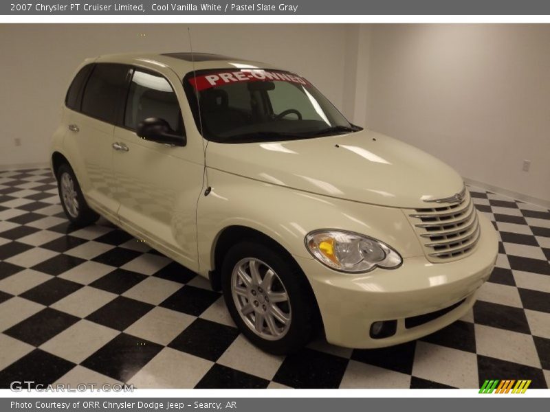 Cool Vanilla White / Pastel Slate Gray 2007 Chrysler PT Cruiser Limited