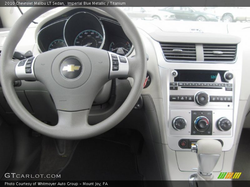 Imperial Blue Metallic / Titanium 2010 Chevrolet Malibu LT Sedan