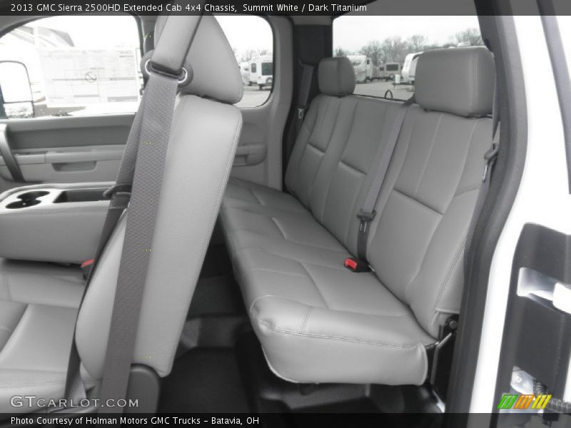 Summit White / Dark Titanium 2013 GMC Sierra 2500HD Extended Cab 4x4 Chassis
