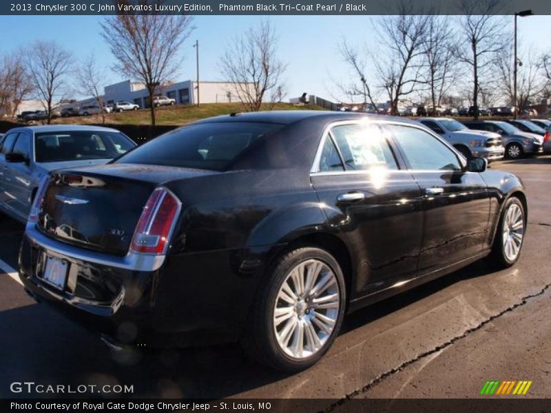 Phantom Black Tri-Coat Pearl / Black 2013 Chrysler 300 C John Varvatos Luxury Edition