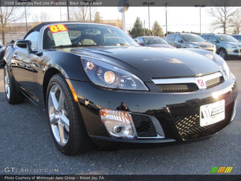 Black Onyx / Black 2008 Saturn Sky Red Line Roadster