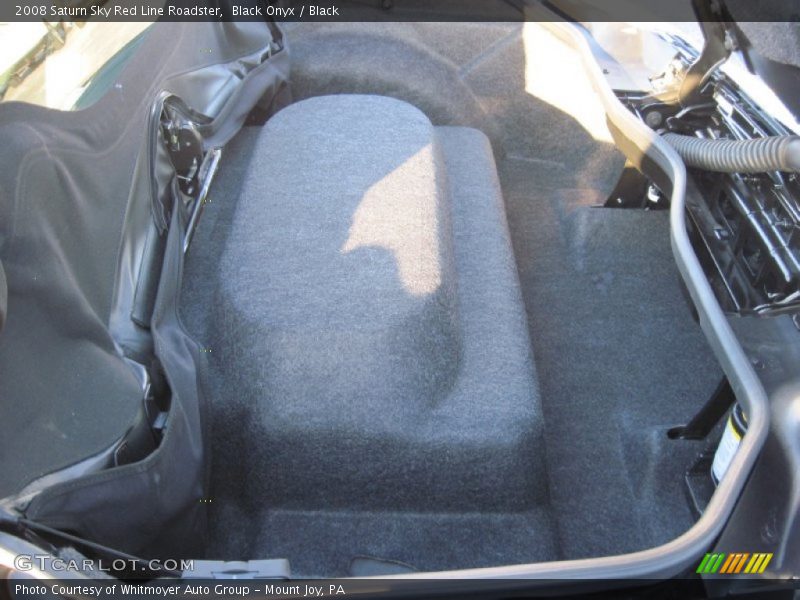  2008 Sky Red Line Roadster Trunk