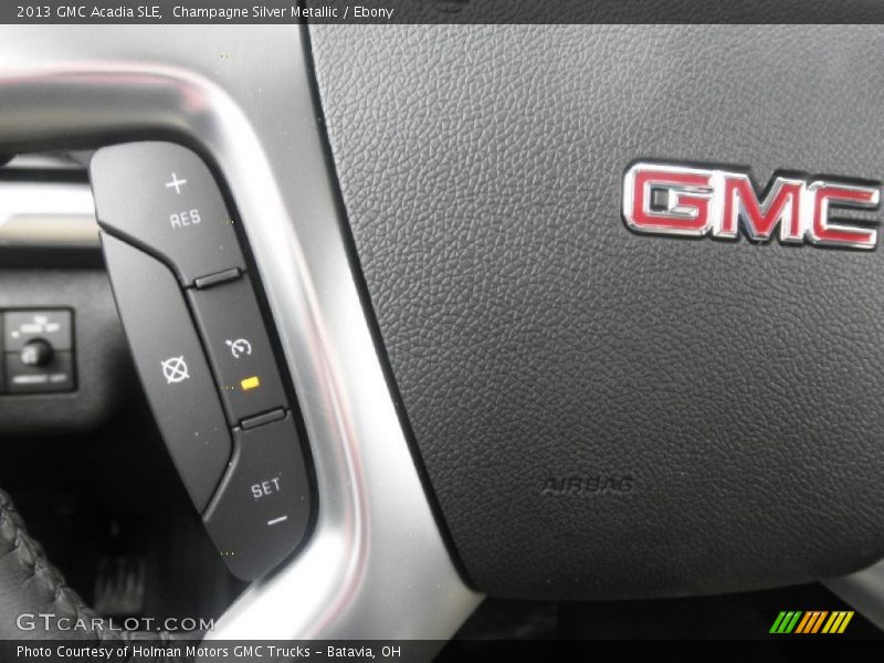 Champagne Silver Metallic / Ebony 2013 GMC Acadia SLE