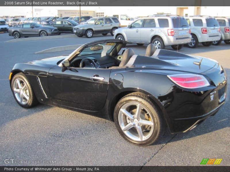 Black Onyx / Black 2008 Saturn Sky Red Line Roadster