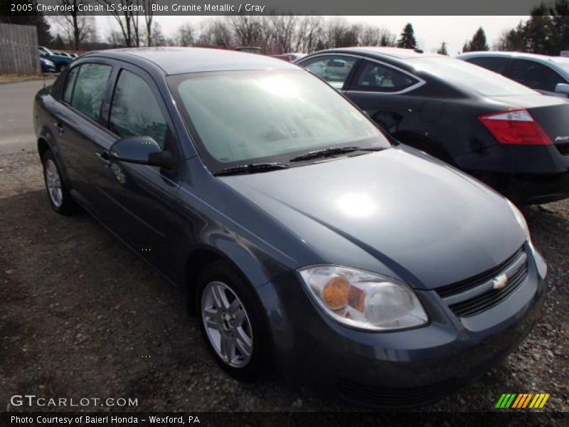 Blue Granite Metallic / Gray 2005 Chevrolet Cobalt LS Sedan
