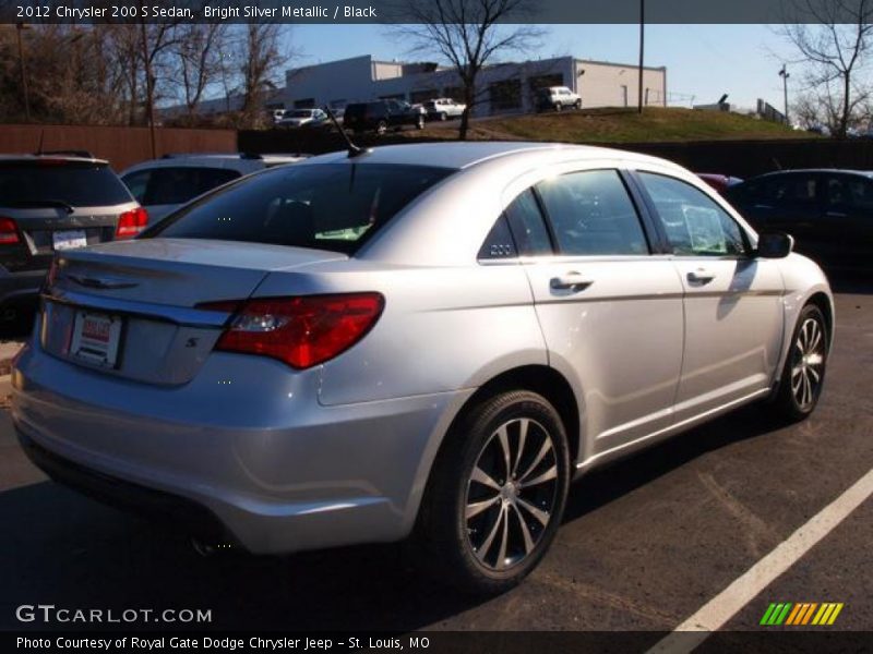 Bright Silver Metallic / Black 2012 Chrysler 200 S Sedan