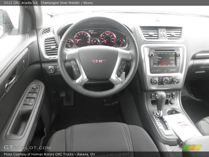 Champagne Silver Metallic / Ebony 2013 GMC Acadia SLE