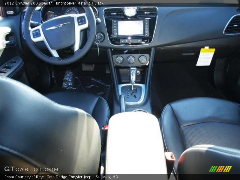 Bright Silver Metallic / Black 2012 Chrysler 200 S Sedan