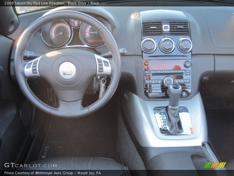 Dashboard of 2008 Sky Red Line Roadster