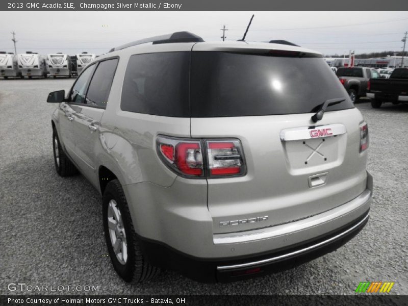 Champagne Silver Metallic / Ebony 2013 GMC Acadia SLE