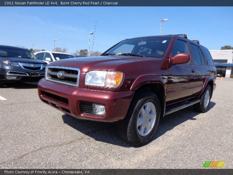 Burnt Cherry Red Pearl / Charcoal 2001 Nissan Pathfinder LE 4x4