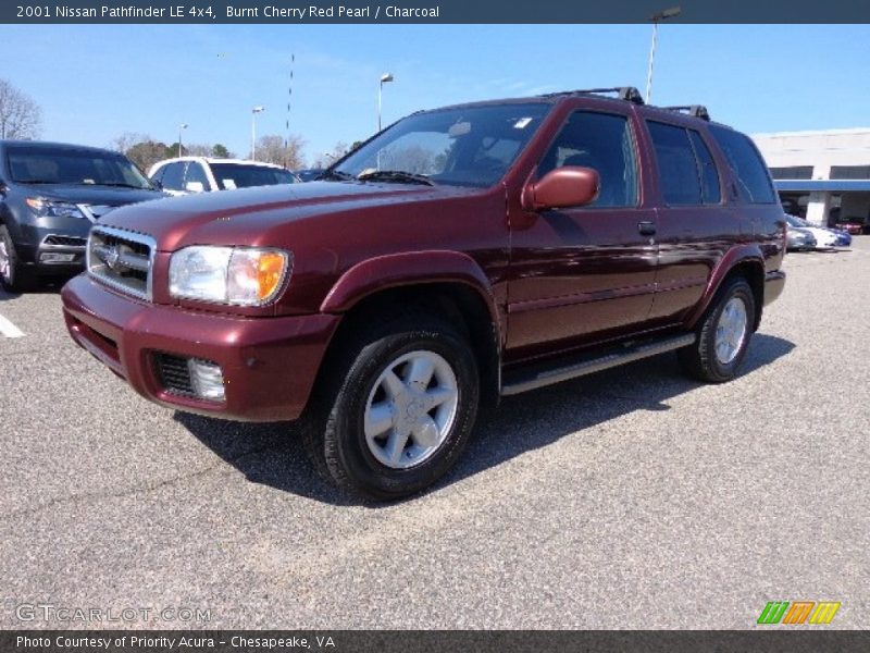 Burnt Cherry Red Pearl / Charcoal 2001 Nissan Pathfinder LE 4x4