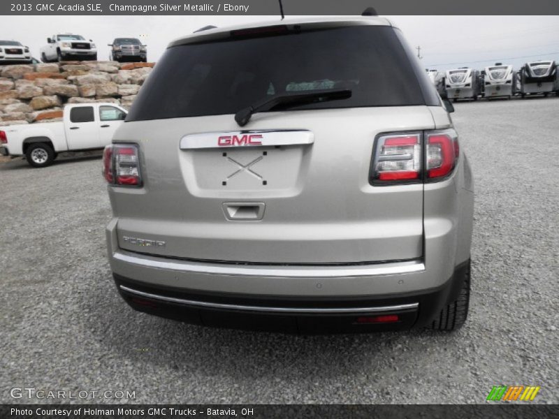 Champagne Silver Metallic / Ebony 2013 GMC Acadia SLE