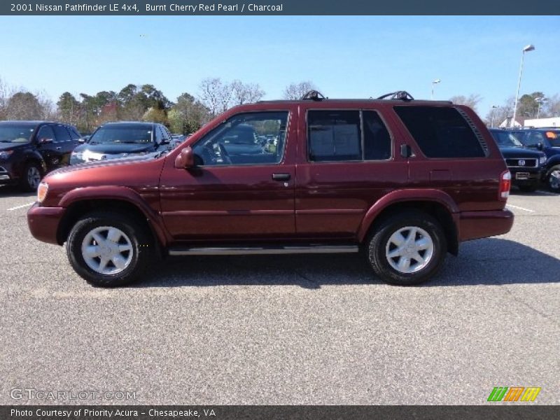 Burnt Cherry Red Pearl / Charcoal 2001 Nissan Pathfinder LE 4x4