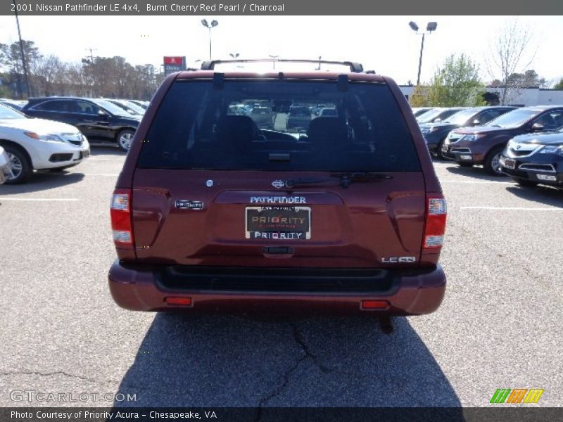 Burnt Cherry Red Pearl / Charcoal 2001 Nissan Pathfinder LE 4x4
