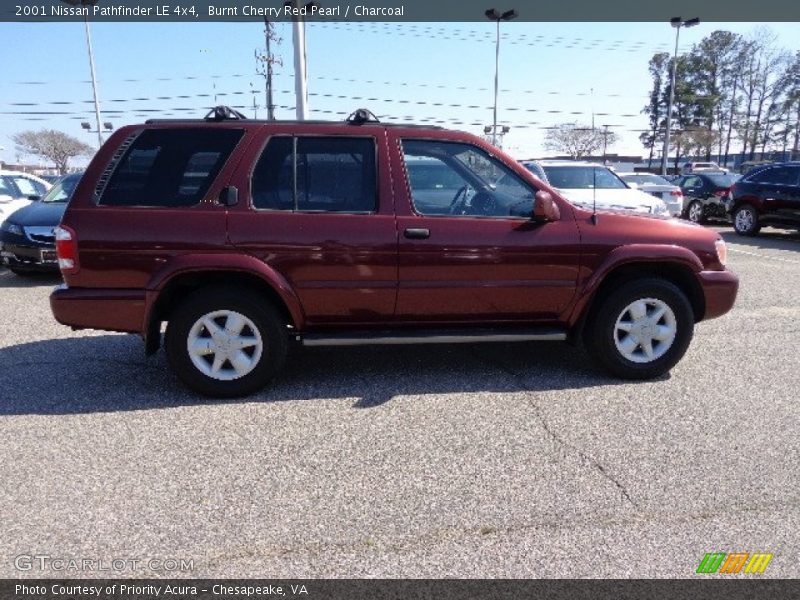 Burnt Cherry Red Pearl / Charcoal 2001 Nissan Pathfinder LE 4x4