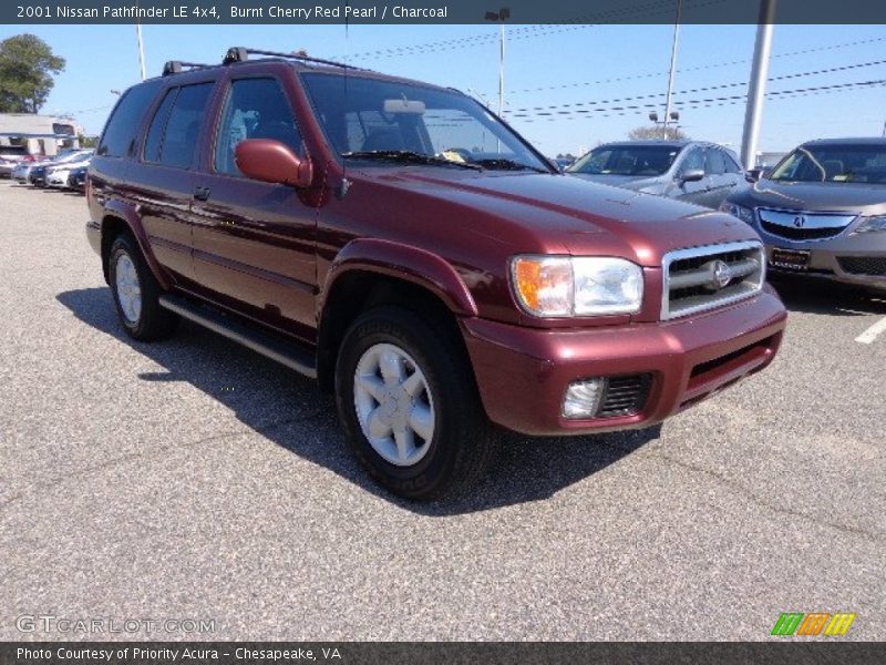 Burnt Cherry Red Pearl / Charcoal 2001 Nissan Pathfinder LE 4x4