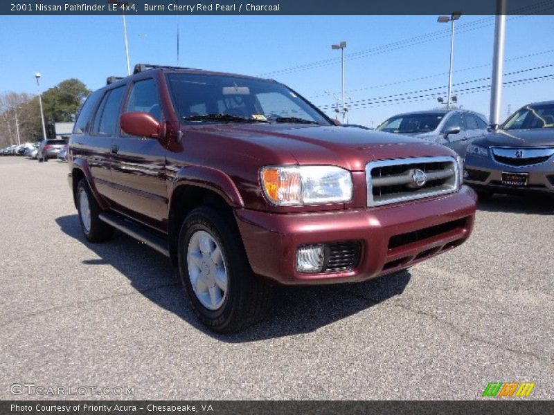 Burnt Cherry Red Pearl / Charcoal 2001 Nissan Pathfinder LE 4x4