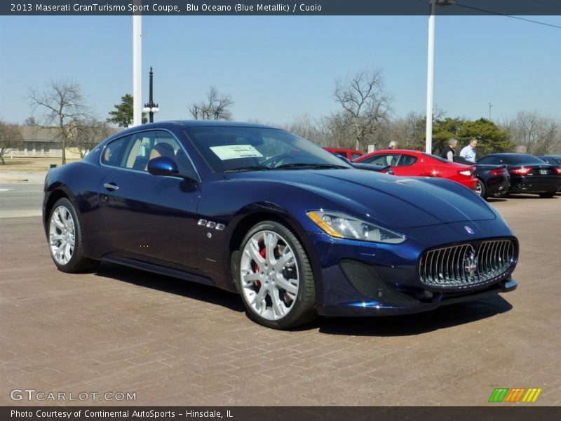 Blu Oceano (Blue Metallic) / Cuoio 2013 Maserati GranTurismo Sport Coupe