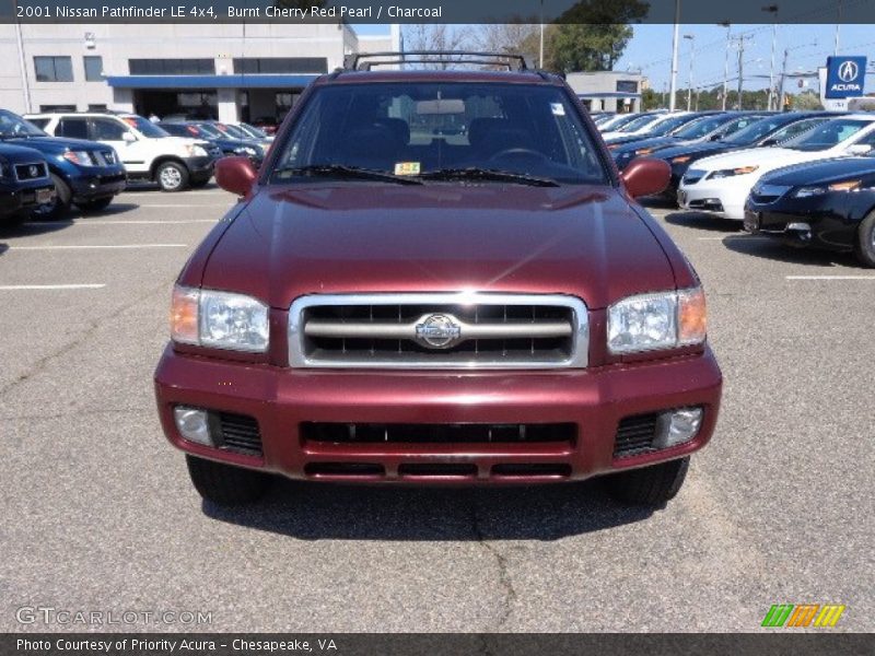Burnt Cherry Red Pearl / Charcoal 2001 Nissan Pathfinder LE 4x4