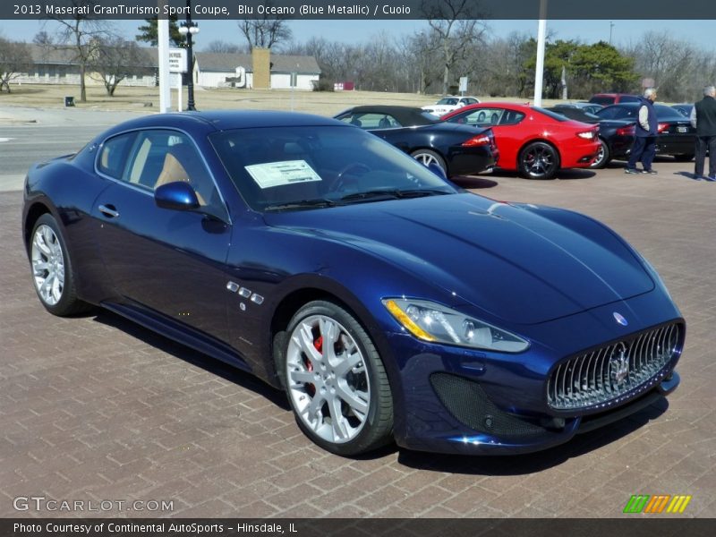 Blu Oceano (Blue Metallic) / Cuoio 2013 Maserati GranTurismo Sport Coupe