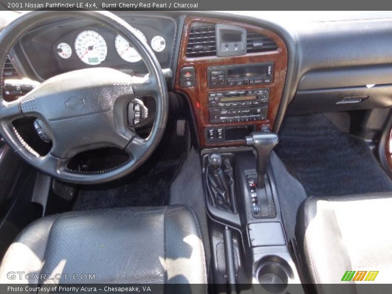 Burnt Cherry Red Pearl / Charcoal 2001 Nissan Pathfinder LE 4x4