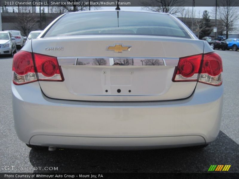 Silver Ice Metallic / Jet Black/Medium Titanium 2013 Chevrolet Cruze LS