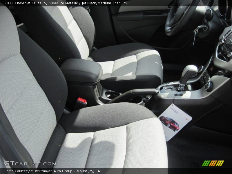 Silver Ice Metallic / Jet Black/Medium Titanium 2013 Chevrolet Cruze LS