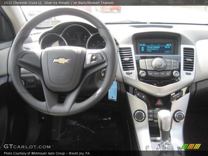 Silver Ice Metallic / Jet Black/Medium Titanium 2013 Chevrolet Cruze LS