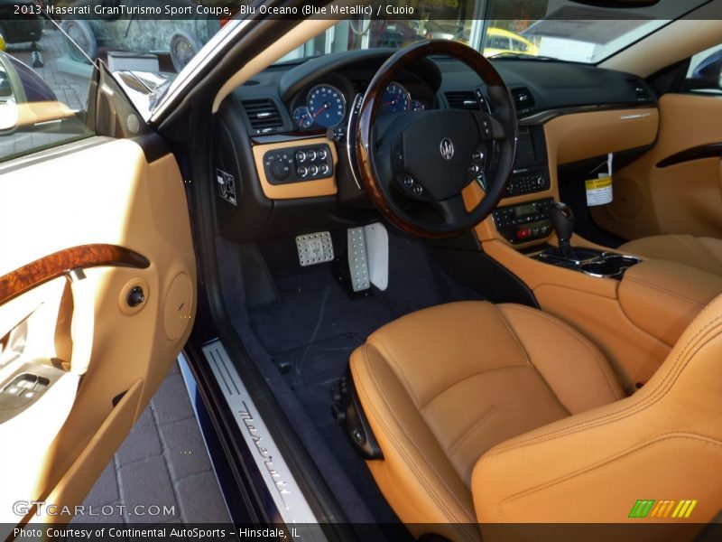 Blu Oceano (Blue Metallic) / Cuoio 2013 Maserati GranTurismo Sport Coupe