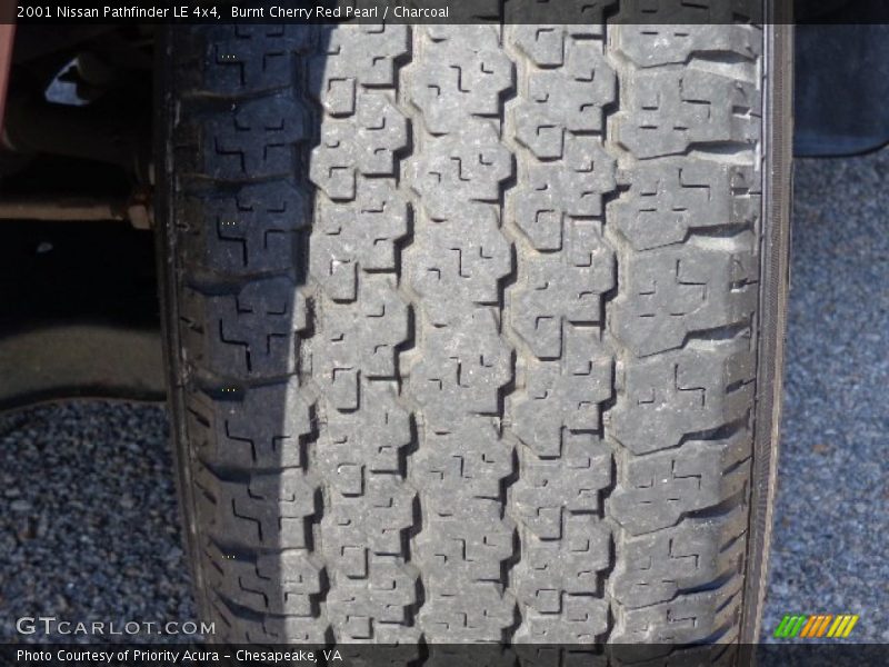 Burnt Cherry Red Pearl / Charcoal 2001 Nissan Pathfinder LE 4x4