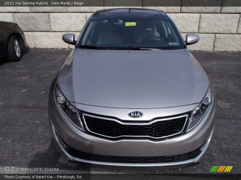 Satin Metal / Beige 2012 Kia Optima Hybrid