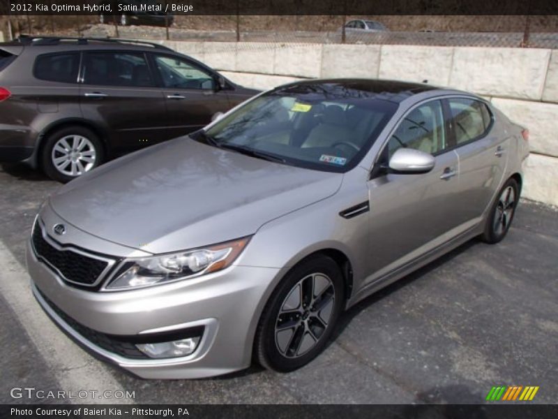 Satin Metal / Beige 2012 Kia Optima Hybrid