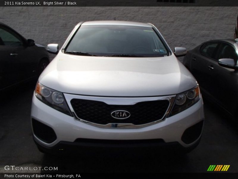 Bright Silver / Black 2011 Kia Sorento LX
