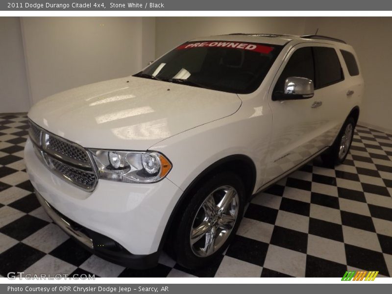 Stone White / Black 2011 Dodge Durango Citadel 4x4