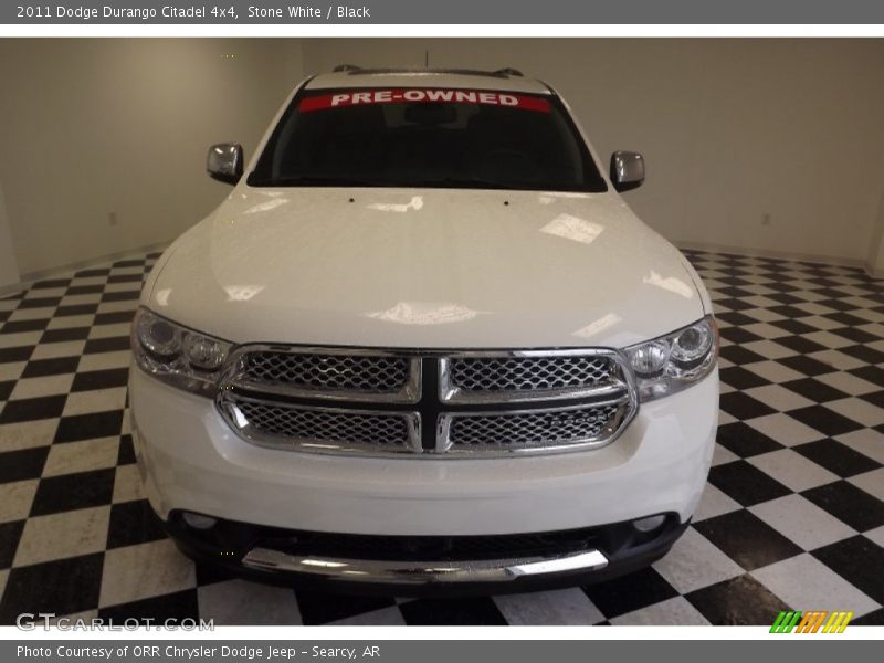 Stone White / Black 2011 Dodge Durango Citadel 4x4