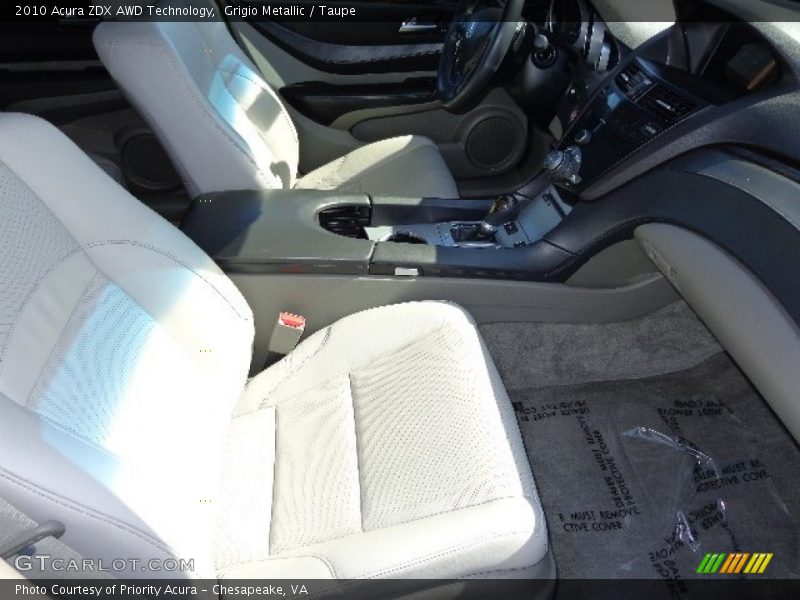 Grigio Metallic / Taupe 2010 Acura ZDX AWD Technology