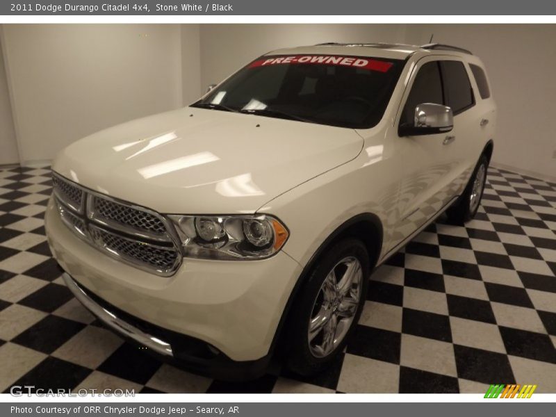 Stone White / Black 2011 Dodge Durango Citadel 4x4