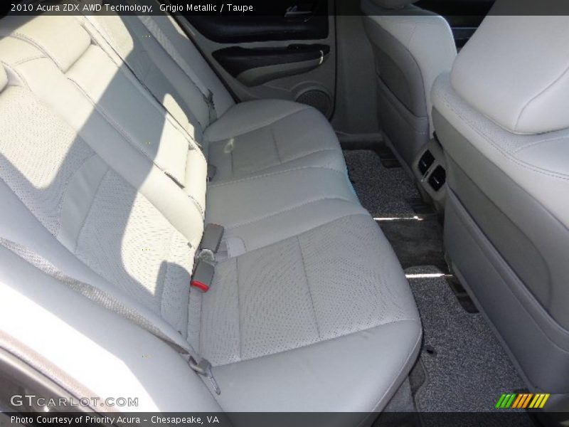 Grigio Metallic / Taupe 2010 Acura ZDX AWD Technology