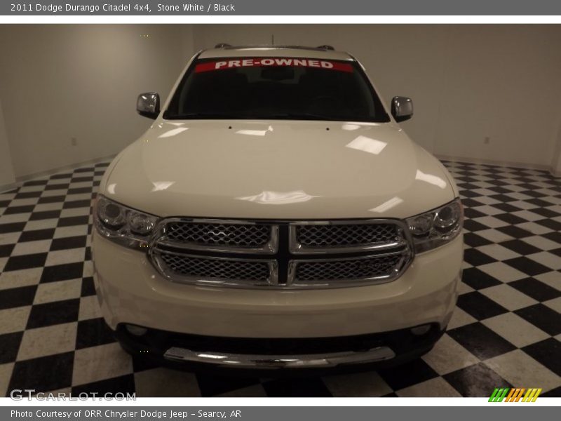 Stone White / Black 2011 Dodge Durango Citadel 4x4